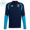 Spanje Trainings Sweatshirt Kwart-Zip 2026-27 Navy - Kind