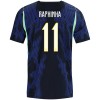 Brazilië Raphinha 11 Voetbalshirt Uit WK 2026 Brazilië Raphinha 11 Voetbalshirt Uit WK 2026