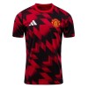 Manchester United Pre-Match Voetbalshirt 2025-26 Rode Manchester United Pre-Match Voetbalshirt 2025-26 Rode
