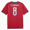 Portugal B. Fernandes 8 Voetbalshirt Thuis WK 2026