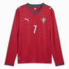 Portugal Ronaldo 7 Voetbalshirt Thuis WK 2026 Lange Mouw