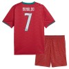 Portugal Ronaldo 7 Voetbaltenue Thuis WK 2026 - Kind