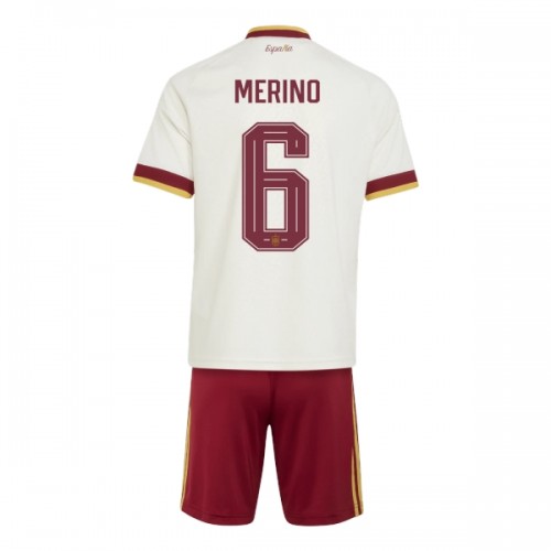 Spanje Merino 6 Voetbaltenue Uit WK 2026 - Kind Spanje Merino 6 Voetbaltenue Uit WK 2026 - Kind