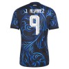 Argentinië J. Alvarez 9 Voetbaltenue Uit WK 2026 - Kind