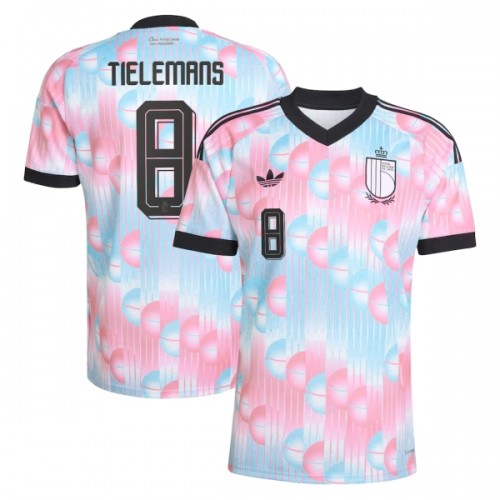 België Tielemans 8 Voetbalshirt Uit WK 2026 België Tielemans 8 Voetbalshirt Uit WK 2026