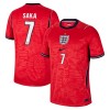 Engeland Saka 7 Voetbalshirt Uit WK 2026