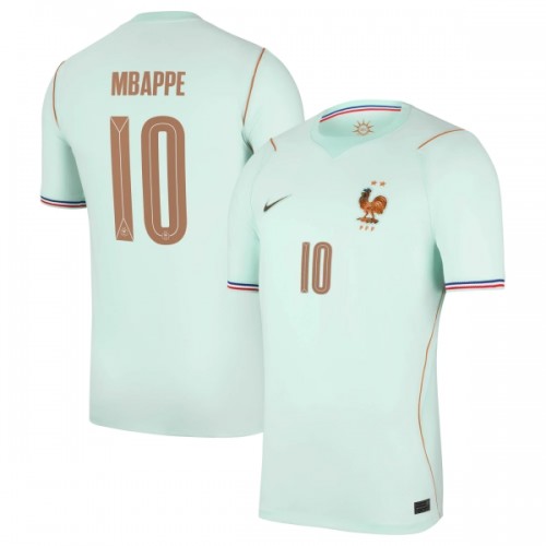 Frankrijk Mbappé 10 Voetbalshirt Uit WK 2026 Frankrijk Mbappé 10 Voetbalshirt Uit WK 2026