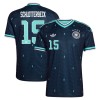 Duitsland N. Schlotterbeck 15 Voetbalshirt Uit WK 2026 Duitsland N. Schlotterbeck 15 Voetbalshirt Uit WK 2026