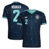 Duitsland Rudiger 2 Voetbalshirt Uit WK 2026
