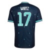 Duitsland Wirtz 17 Voetbalshirt Uit WK 2026