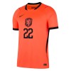 Nederland Dumfries 22 Voetbalshirt Thuis WK 2026