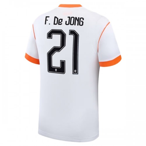 Nederland F. De Jong 21 Voetbalshirt Uit WK 2026 Nederland F. De Jong 21 Voetbalshirt Uit WK 2026