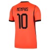 Nederland Memphis 10 Voetbalshirt Thuis WK 2026