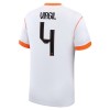Nederland Virgil 4 Voetbalshirt Uit WK 2026 Nederland Virgil 4 Voetbalshirt Uit WK 2026