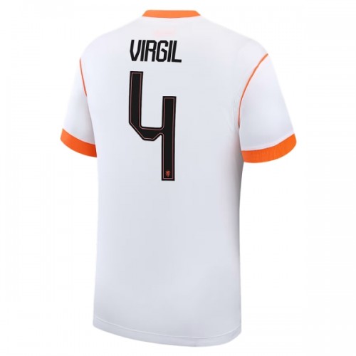 Nederland Virgil 4 Voetbalshirt Uit WK 2026 Nederland Virgil 4 Voetbalshirt Uit WK 2026