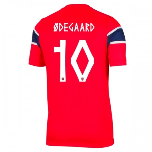 Noorwegen Odegaard 10 Voetbalshirt Thuis WK 2026 Noorwegen Odegaard 10 Voetbalshirt Thuis WK 2026
