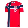 Noorwegen Odegaard 10 Voetbalshirt Thuis WK 2026