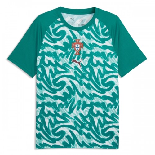 Portugal Pre-Match Voetbalshirt WK 2026 Groene Portugal Pre-Match Voetbalshirt WK 2026 Groene