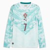 Portugal Ronaldo 7 Voetbalshirt Uit WK 2026 Lange Mouw