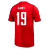 Canada Davies 19 Voetbalshirt Thuis WK 2026