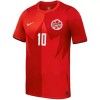 Canada J. David 10 Voetbalshirt Thuis WK 2026