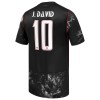Canada J. David 10 Voetbalshirt Uit WK 2026