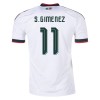 Mexico S.Gimenez 11 Voetbalshirt Uit WK 2026