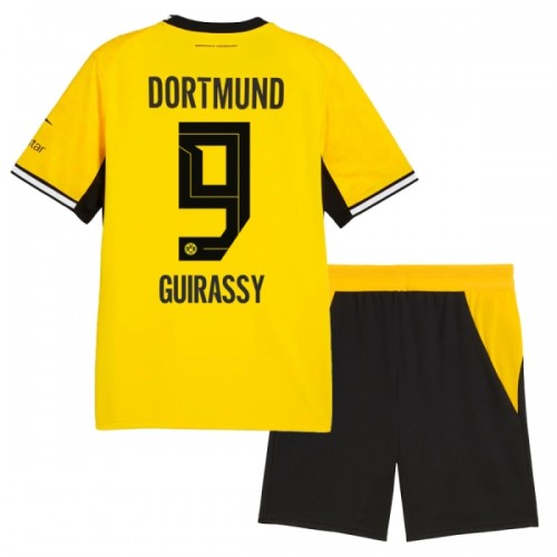 Borussia Dortmund Guirassy 9 Voetbaltenue Thuis 2026-27 - Kind Borussia Dortmund Guirassy 9 Voetbaltenue Thuis 2026-27 - Kind