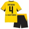Borussia Dortmund N. Schlotterbeck 4 Voetbaltenue Thuis 2026-27 - Kind Borussia Dortmund N. Schlotterbeck 4 Voetbaltenue Thuis 2026-27 - Kind