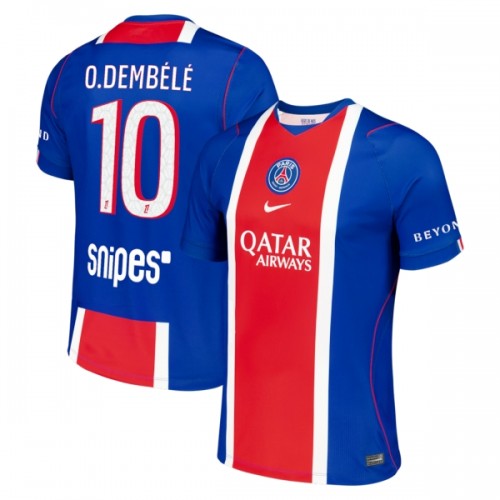 Paris Saint-Germain O. Dembele 10 Voetbalshirt Thuis 2026-27 Paris Saint-Germain O. Dembele 10 Voetbalshirt Thuis 2026-27