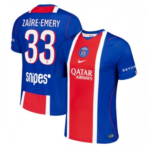 Paris Saint-Germain Zaire Emery 33 Voetbalshirt Thuis 2026-27 Paris Saint-Germain Zaire Emery 33 Voetbalshirt Thuis 2026-27