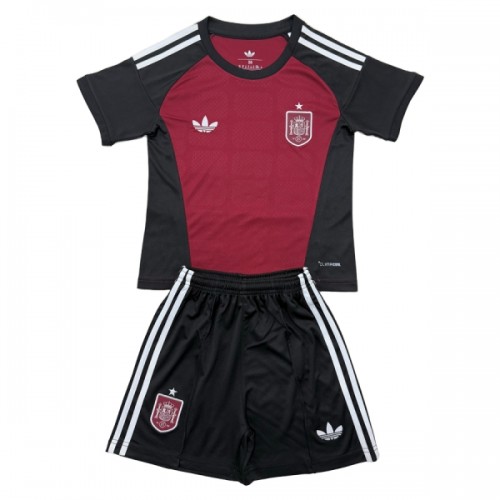 Spanje Voetbaltenue Doelman WK 2026 Rode - Kind Spanje Voetbaltenue Doelman WK 2026 Rode - Kind