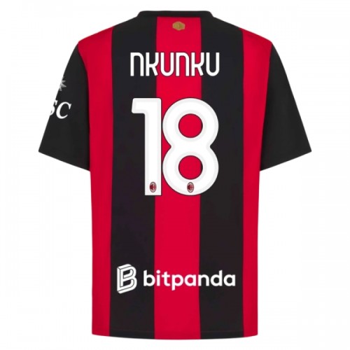 AC Milan Nkunku 18 Voetbalshirt Thuis 2026-27 AC Milan Nkunku 18 Voetbalshirt Thuis 2026-27