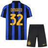 Inter Milan Dimarco 32 Voetbaltenue Thuis 2026-27 - Kind