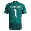 Liverpool A. Becker 1 Voetbalshirt Thuis Doelman 2026-27 Groene Liverpool A. Becker 1 Voetbalshirt Thuis Doelman 2026-27 Groene