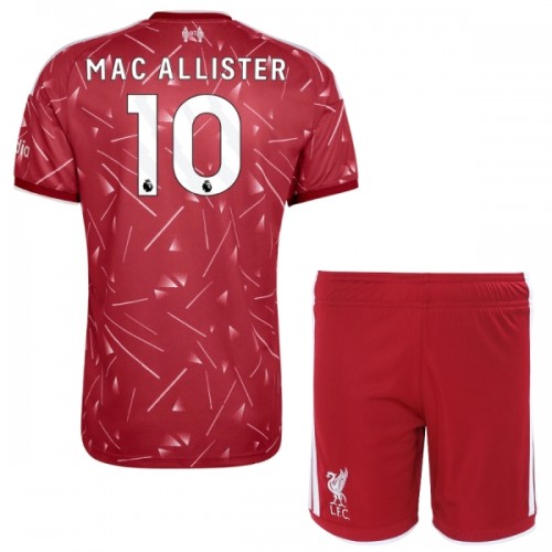 Liverpool Mac Allister 10 Voetbaltenue Thuis 2026-27 - Kind Liverpool Mac Allister 10 Voetbaltenue Thuis 2026-27 - Kind