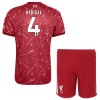 Liverpool Virgil 4 Voetbaltenue Thuis 2026-27 - Kind Liverpool Virgil 4 Voetbaltenue Thuis 2026-27 - Kind