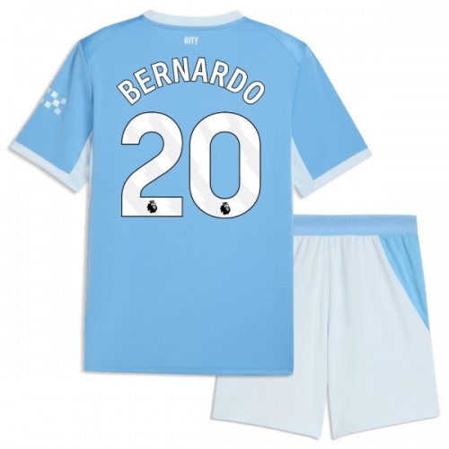 Manchester City Bernardo 20 Voetbaltenue Thuis 2026-27 - Kind Manchester City Bernardo 20 Voetbaltenue Thuis 2026-27 - Kind
