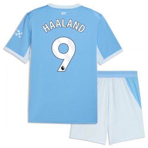 Manchester City Haaland 9 Voetbaltenue Thuis 2026-27 - Kind Manchester City Haaland 9 Voetbaltenue Thuis 2026-27 - Kind