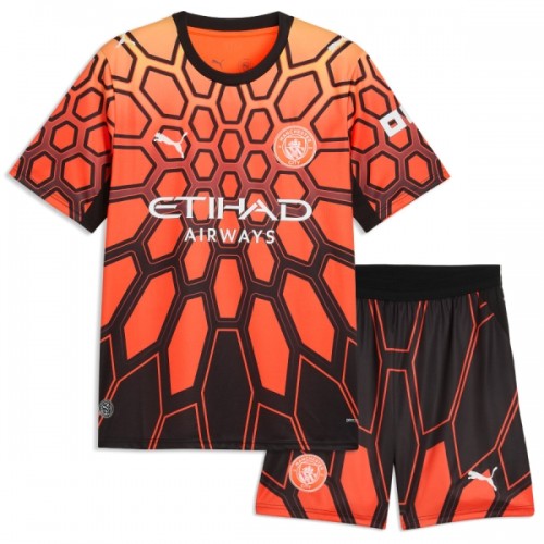 Manchester City Orange Version Voetbaltenue 3e Doelman 2026-27 - Kind Manchester City Orange Version Voetbaltenue 3e Doelman 2026-27 - Kind