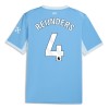 Manchester City Reijnders 4 Voetbalshirt Thuis 2026-27 Manchester City Reijnders 4 Voetbalshirt Thuis 2026-27