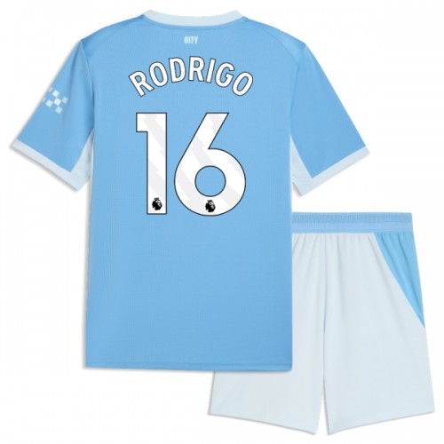 Manchester City Rodrigo 16 Voetbaltenue Thuis 2026-27 - Kind Manchester City Rodrigo 16 Voetbaltenue Thuis 2026-27 - Kind