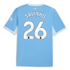 Manchester City Savinho 26 Voetbalshirt Thuis 2026-27 Manchester City Savinho 26 Voetbalshirt Thuis 2026-27