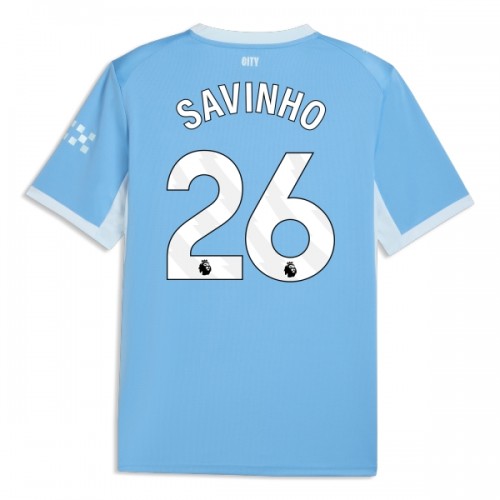 Manchester City Savinho 26 Voetbalshirt Thuis 2026-27 Manchester City Savinho 26 Voetbalshirt Thuis 2026-27