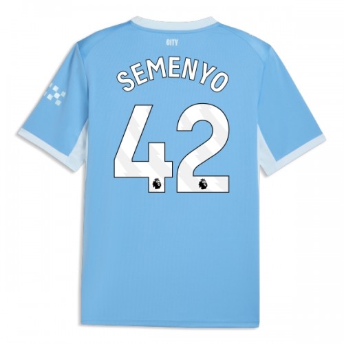 Manchester City Semenyo 42 Voetbalshirt Thuis 2026-27 Manchester City Semenyo 42 Voetbalshirt Thuis 2026-27