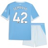 Manchester City Semenyo 42 Voetbaltenue Thuis 2026-27 - Kind Manchester City Semenyo 42 Voetbaltenue Thuis 2026-27 - Kind