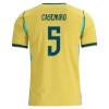 Brazilië Casemiro 5 Voetbalshirt Thuis WK 2026 Brazilië Casemiro 5 Voetbalshirt Thuis WK 2026