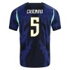 Brazilië Casemiro 5 Voetbalshirt Uit WK 2026 Brazilië Casemiro 5 Voetbalshirt Uit WK 2026