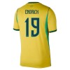 Brazilië Endrick 19 Voetbalshirt Thuis WK 2026 Brazilië Endrick 19 Voetbalshirt Thuis WK 2026
