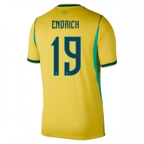 Brazilië Endrick 19 Voetbalshirt Thuis WK 2026 Brazilië Endrick 19 Voetbalshirt Thuis WK 2026